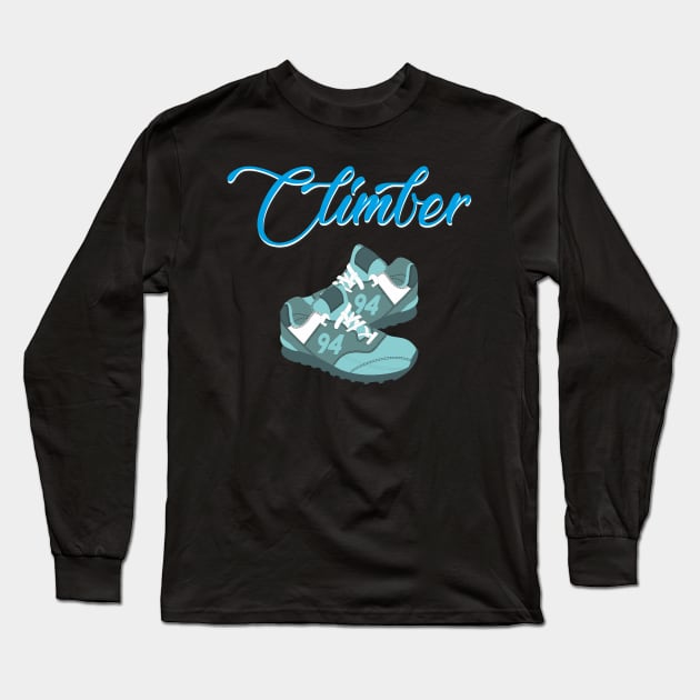 Climber Long Sleeve T-Shirt by ilhnklv